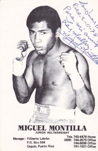 Miguel Montilla boxer