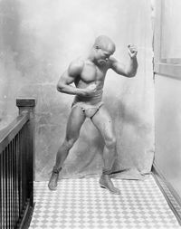 Young Peter Jackson boxer