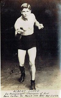 Albert Kid Lloyd boxer