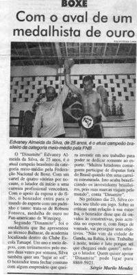 Edvaney Almeida da Silva boxer
