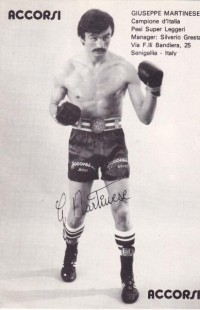 Giuseppe Martinese boxer