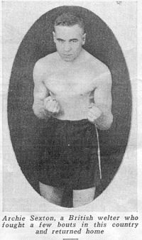 Archie Sexton boxer