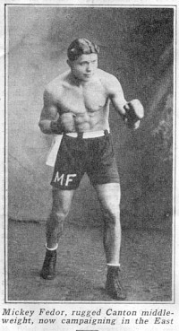 Mickey Fedor boxer